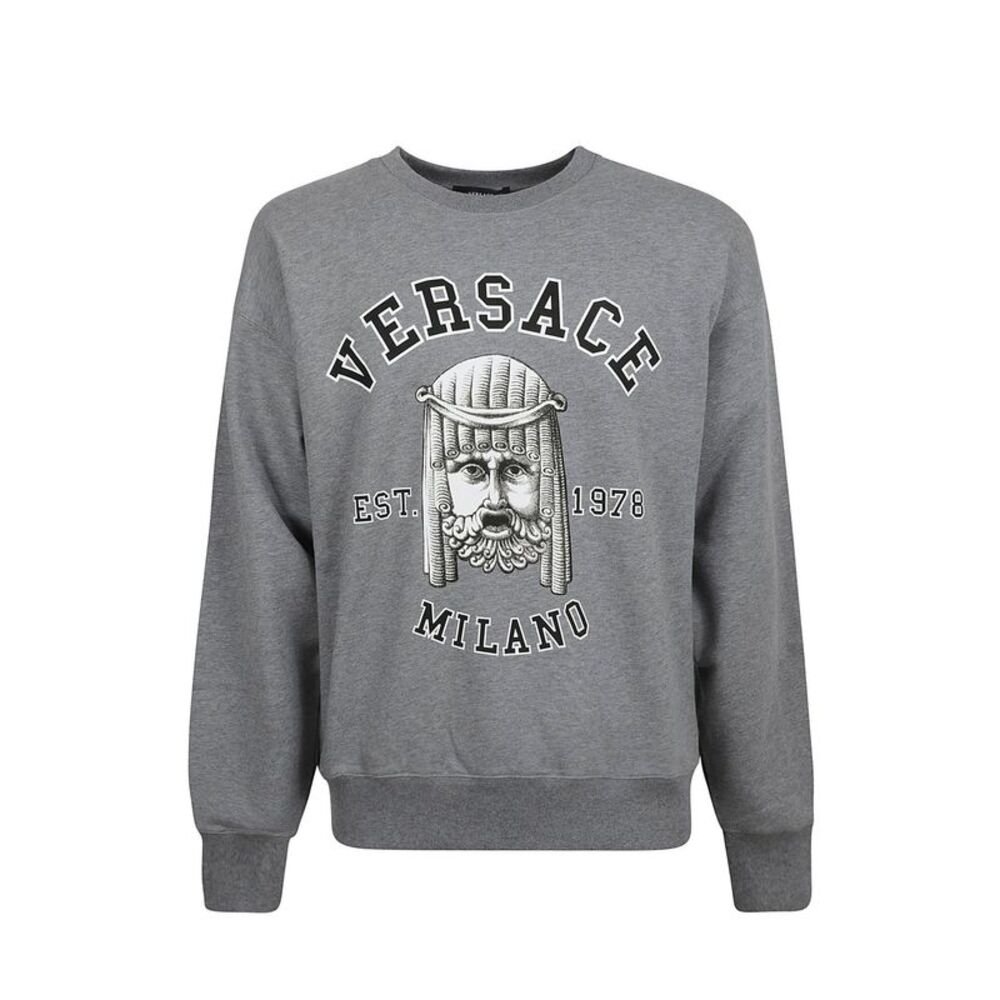 Versace Cotton Crewneck Sweatshirt Men